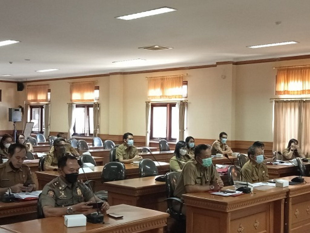 Rapat Koordinasi dan Pemenuhan Data Dukung Indikator Dalam MCP KPK RI Kabupaten Badung